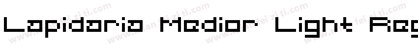 Lapidaria Medior Light Regular字体转换